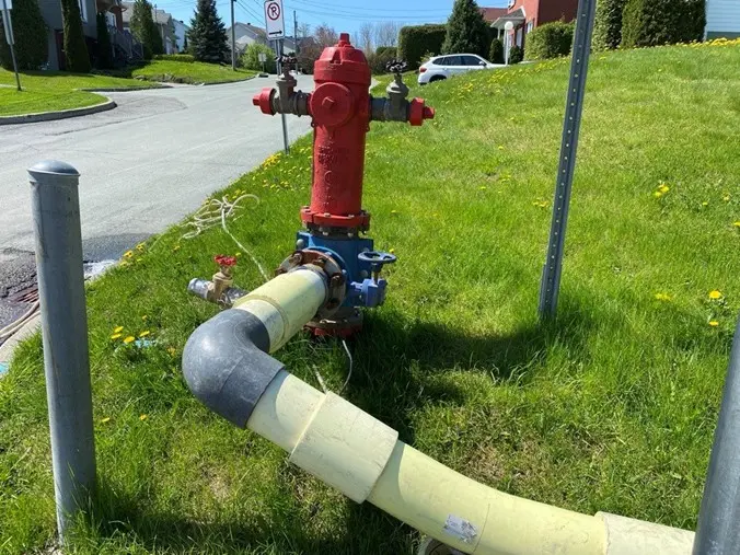 Installation d’un réseau d’aqueduc temporaire